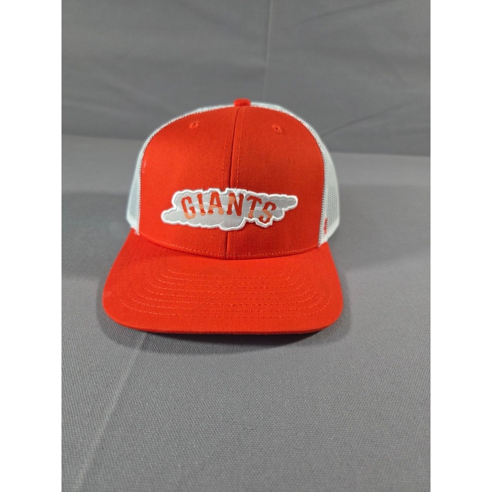 San Francisco Giants 47 Brand Mesh Snapback Hat Orange White MLB Cap OSFA
